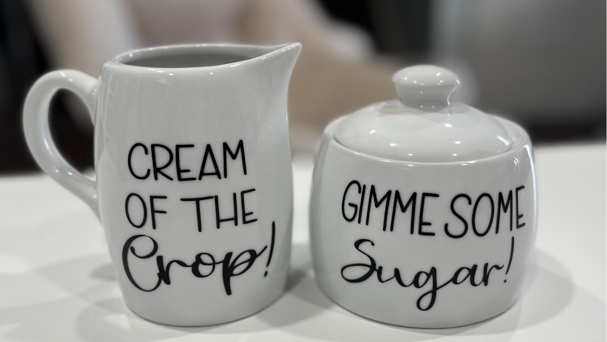 Cream of the Crop and Give me some Sugar Set Farmhouse Style Set!