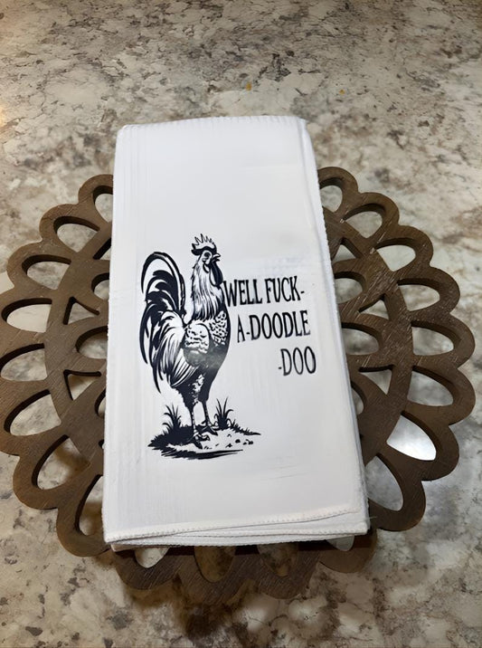 Funny Farmhouse Rooster Towel!