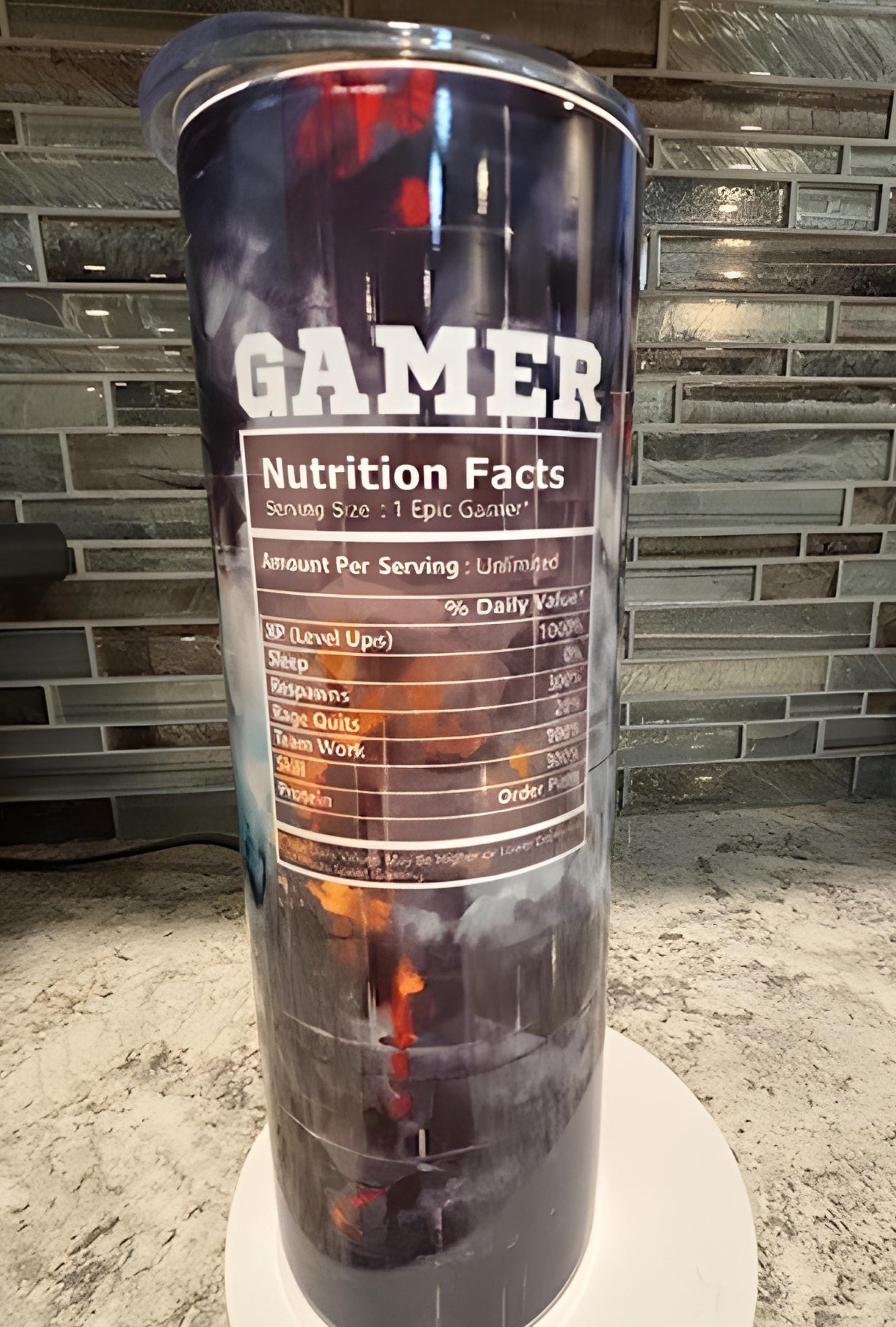 20 oz Gamer Nutrition Tumbler!