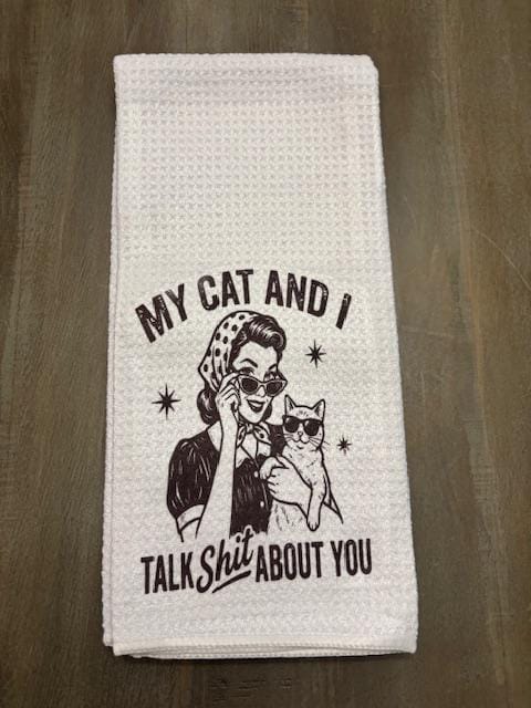 Funny Dog or Cat Kitchen Towels