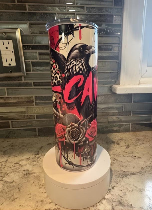Edgy Raven Tumbler