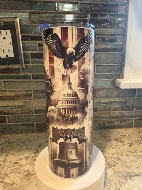 Faith and Freedom Tumbler