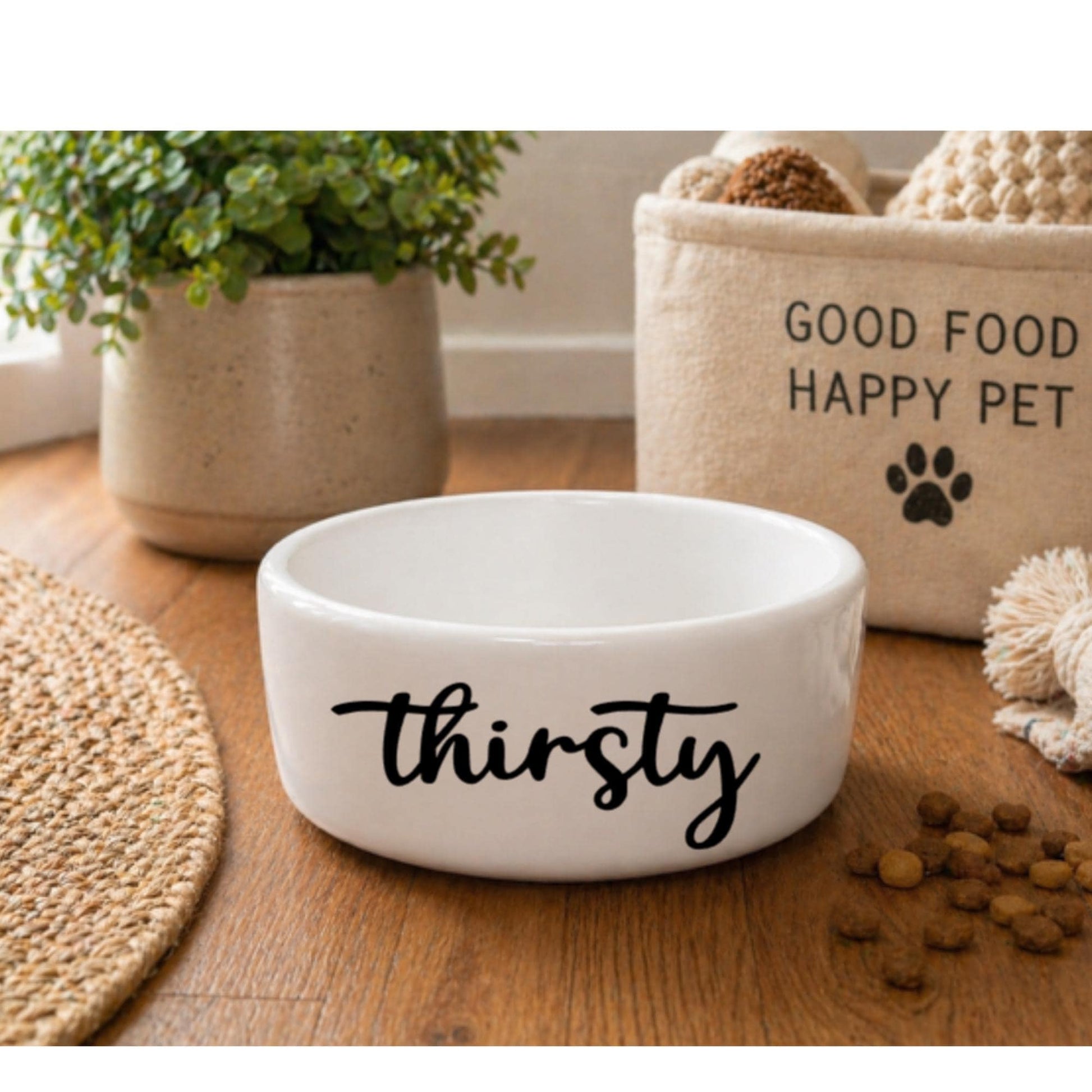 Ceramic Pet Bowls! 6-inch Dishes