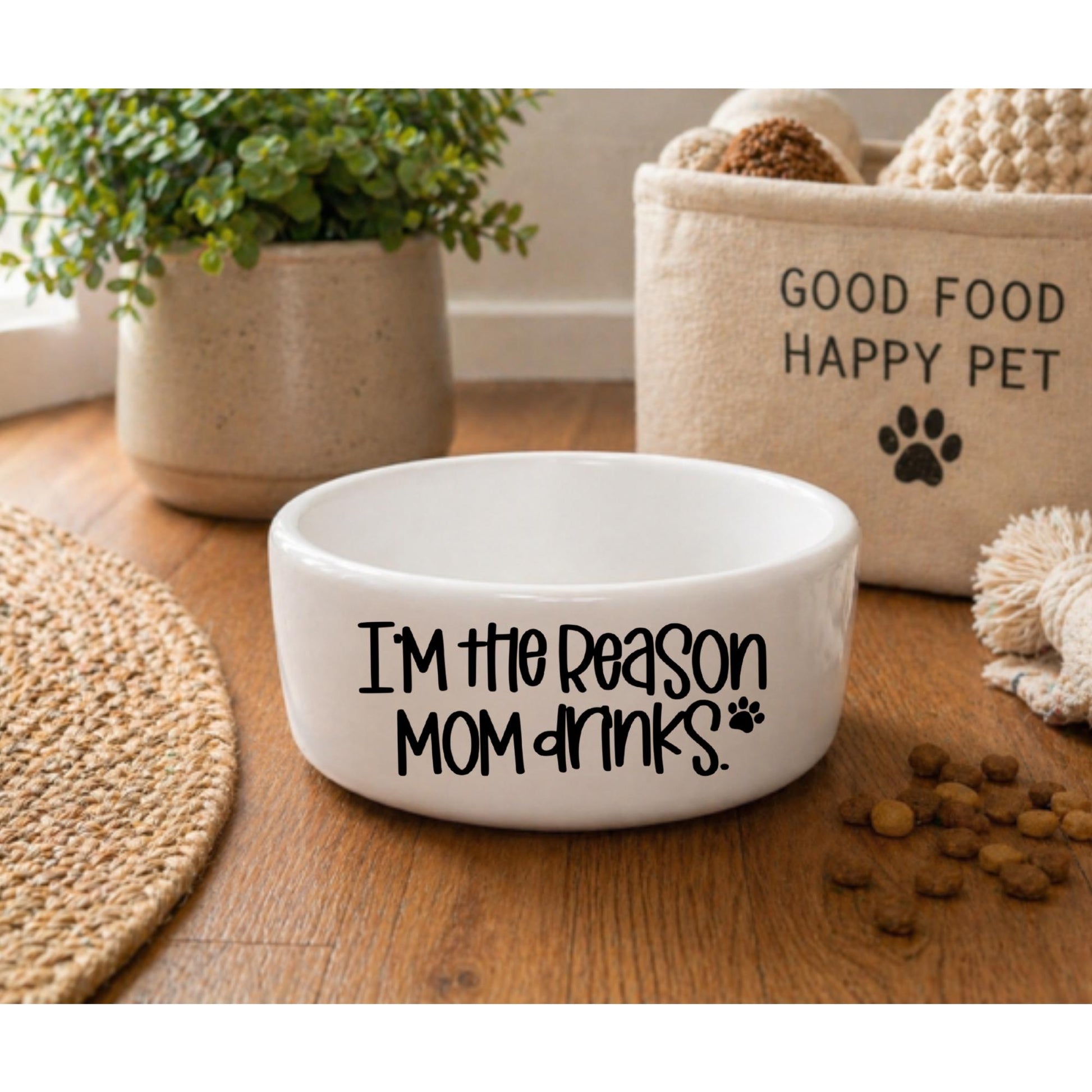 Ceramic Pet Bowls! 6-inch Dishes