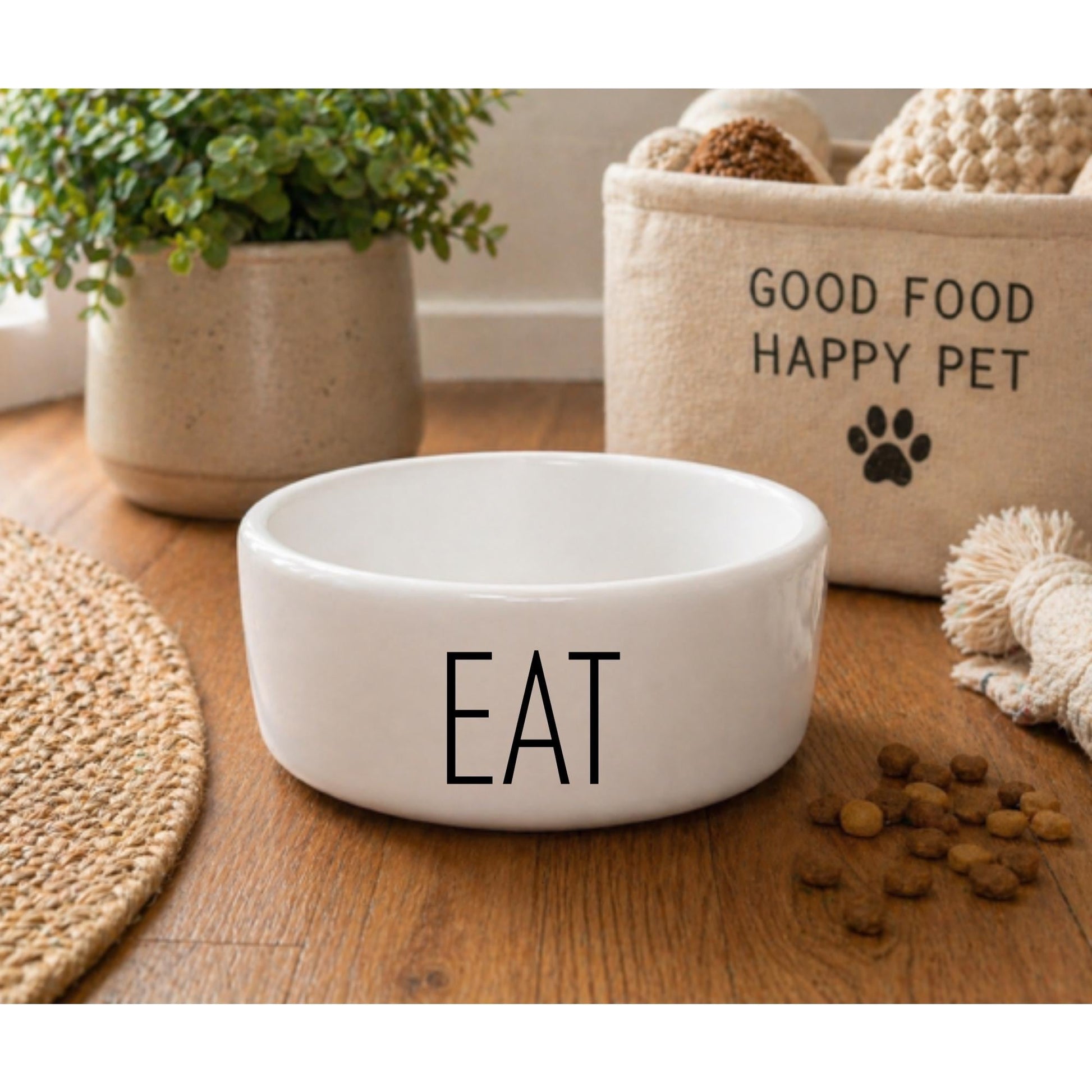 Ceramic Pet Bowls! 6-inch Dishes