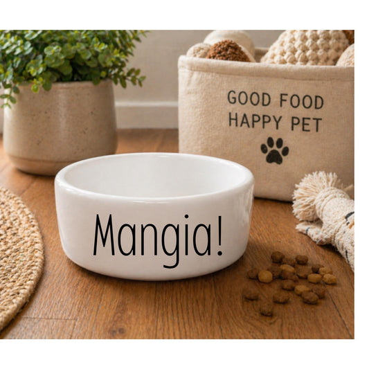 Ceramic Pet Bowls! 6-inch Dishes