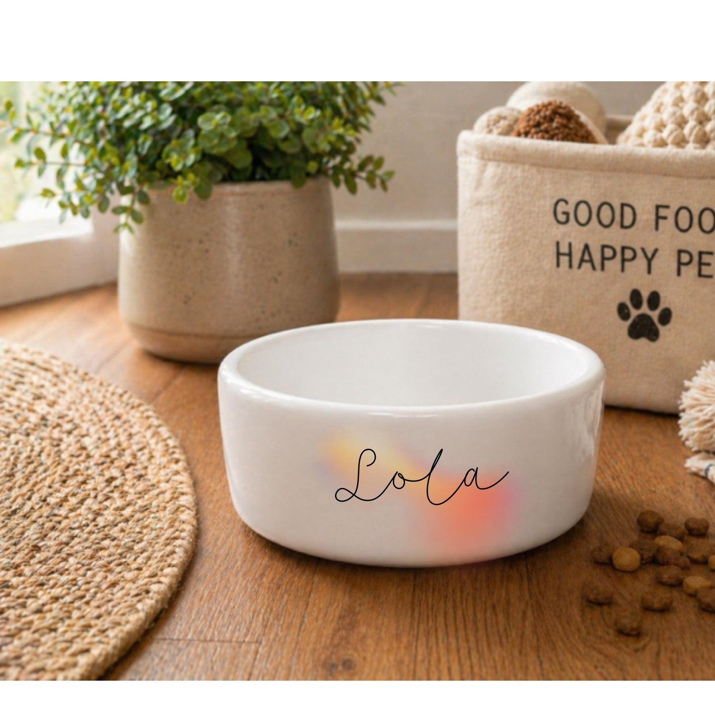 Ceramic Pet Bowls! 6-inch Dishes