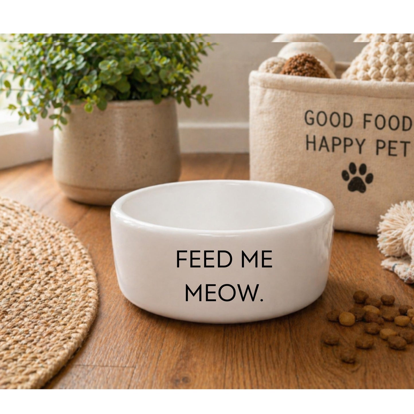 Ceramic Pet Bowls! 6-inch Dishes