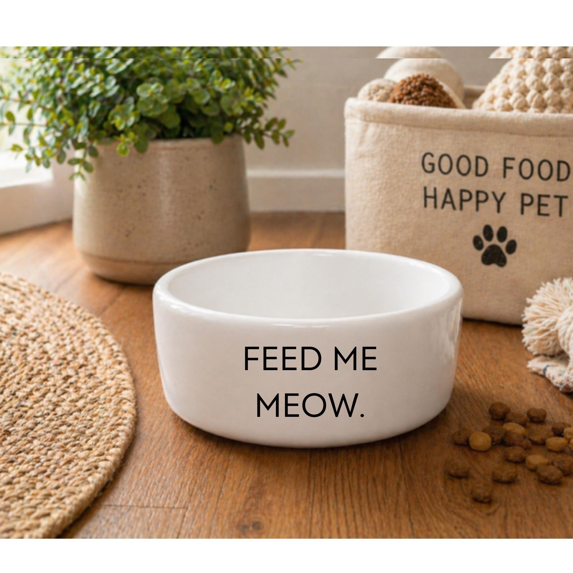 Ceramic Pet Bowls! 6-inch Dishes