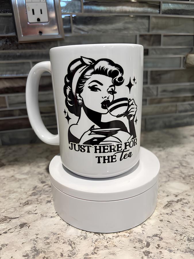 Just Here for the Tea Mug