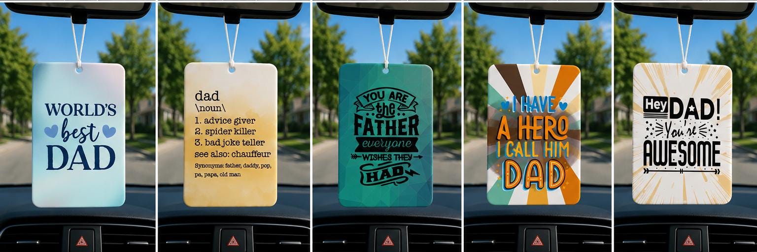 Father's Day Car Air Freshies!