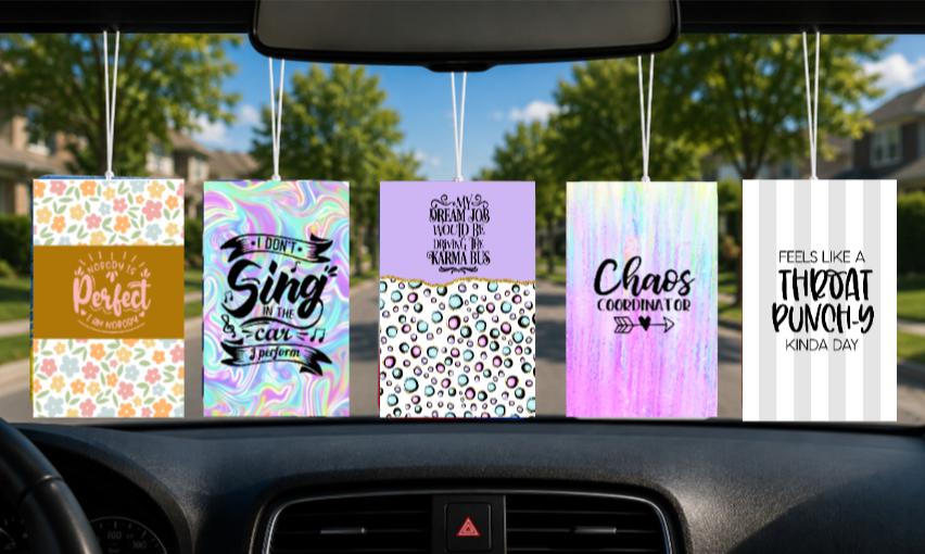 Funny Air Fresheners! Packs of 5