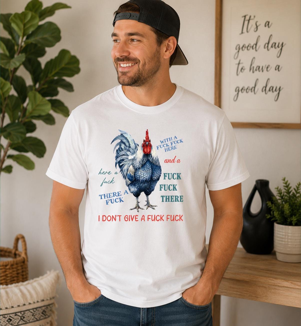 I Don't Give a F*ck" Graphic T-Shirt