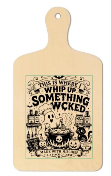 Decorative Halloween Cutting Boards!