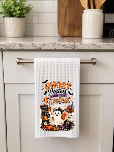 Funny and Decorative Halloween Tea Towels