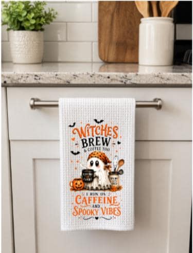 Funny and Decorative Halloween Tea Towels