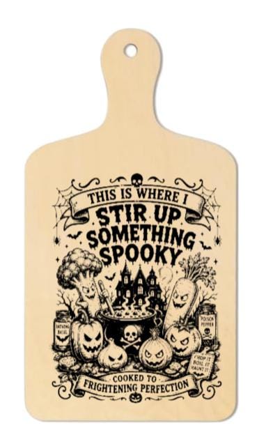 Decorative Halloween Cutting Boards!