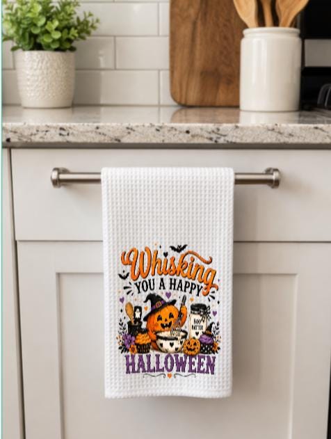 Funny and Decorative Halloween Tea Towels