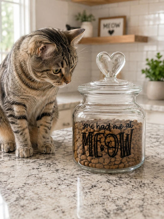 You Had Me At Meow Cat Treat Jar