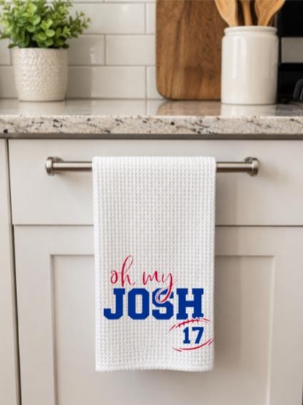 Buffalo Football Tea Towel