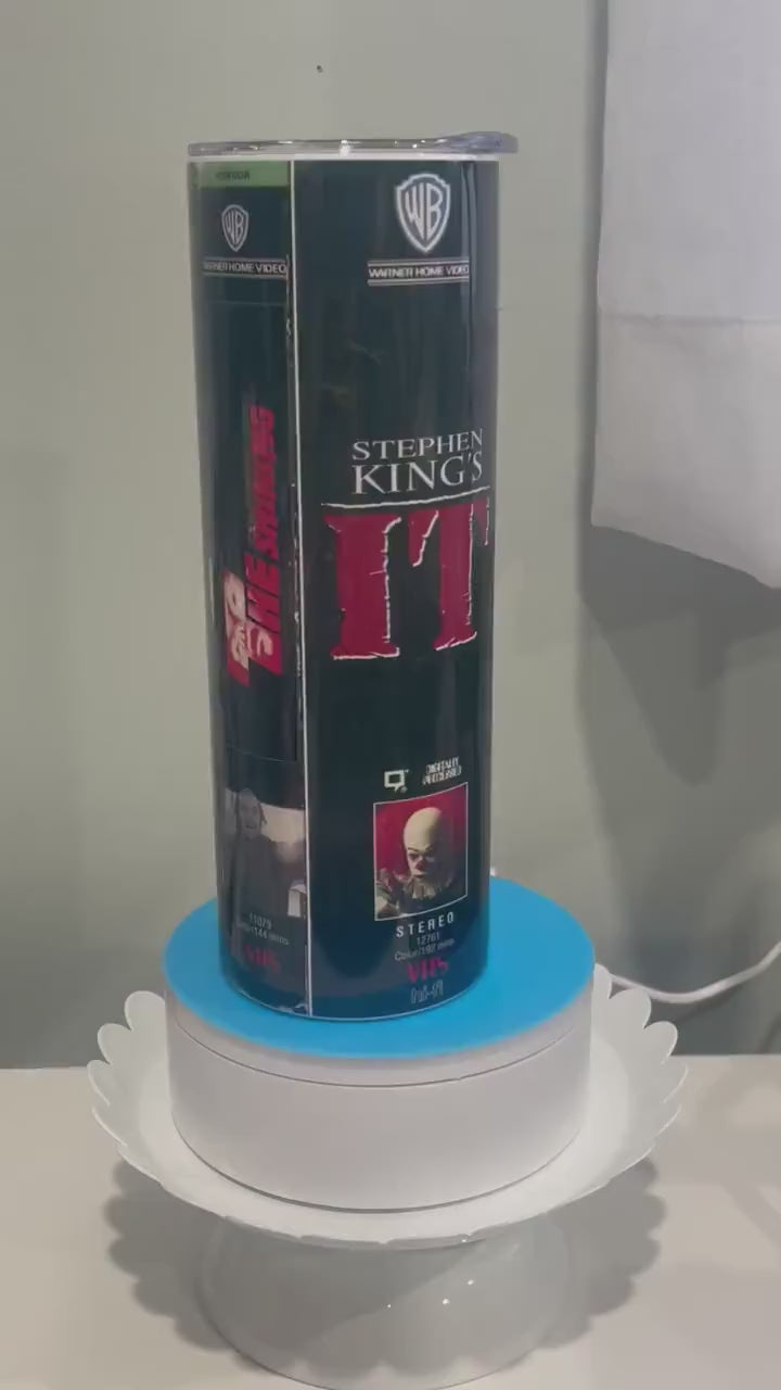 VHS 20 oz Horror movie Tumbler!