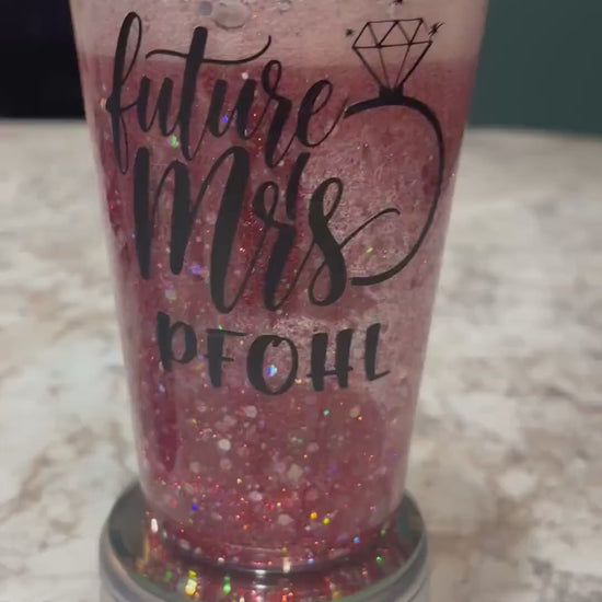 Bride Glitter Tumbler!
