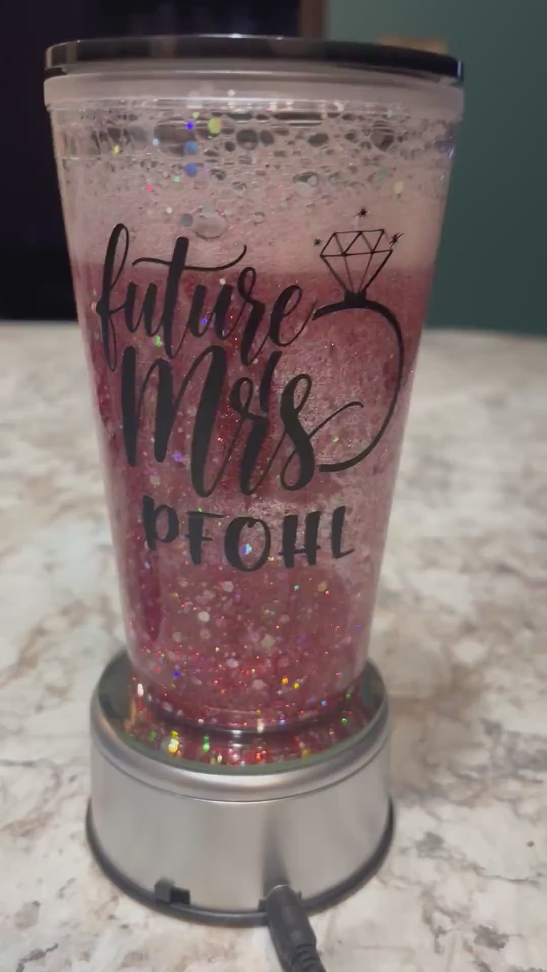 Bride Glitter Tumbler!